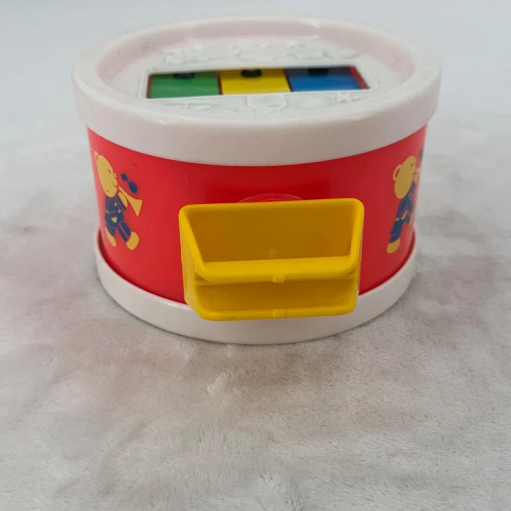 Vintage 1976 Fisher-Price Xylo-Drum Retro Sensory Musical Baby Toy VTG 1976 #421